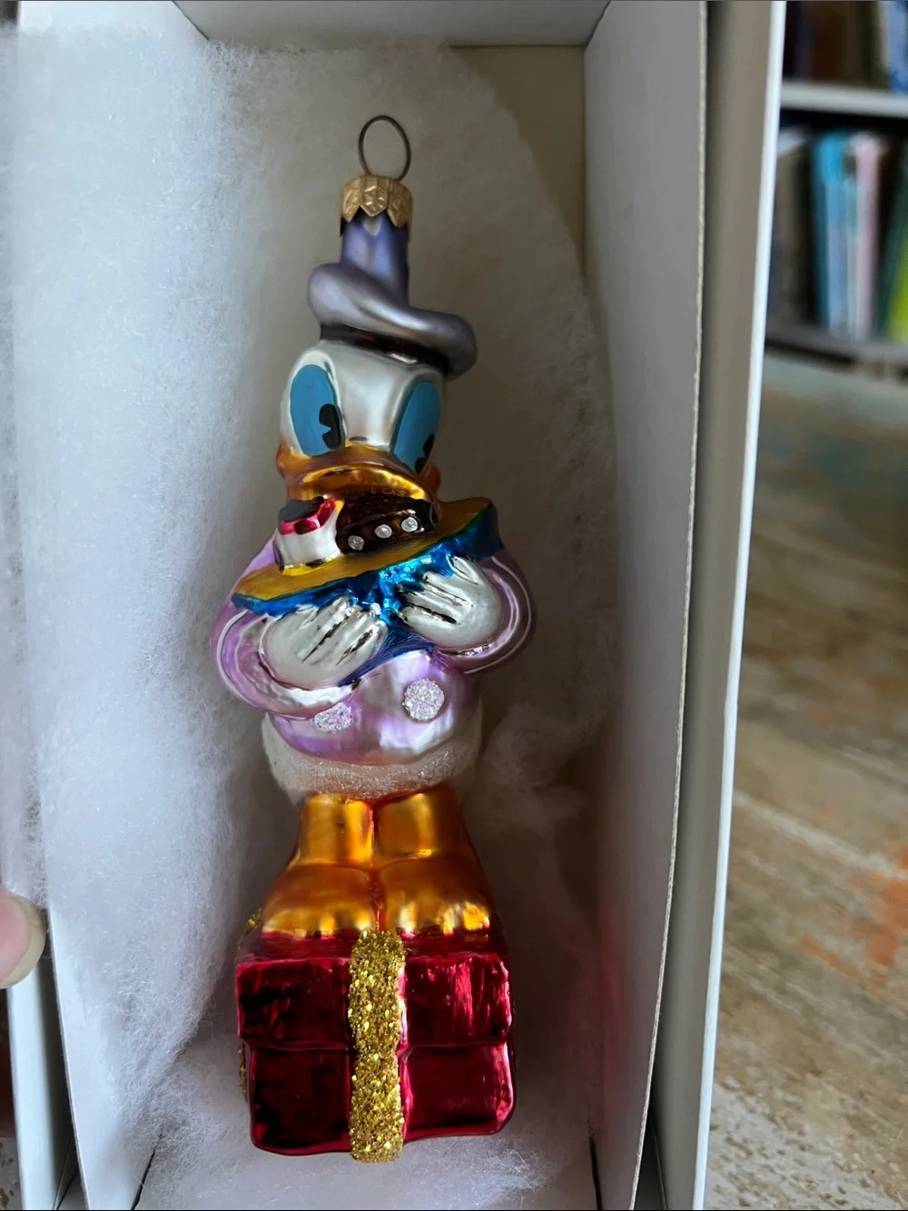 Christopher Radko Donald Duck Ornament with Box 1996